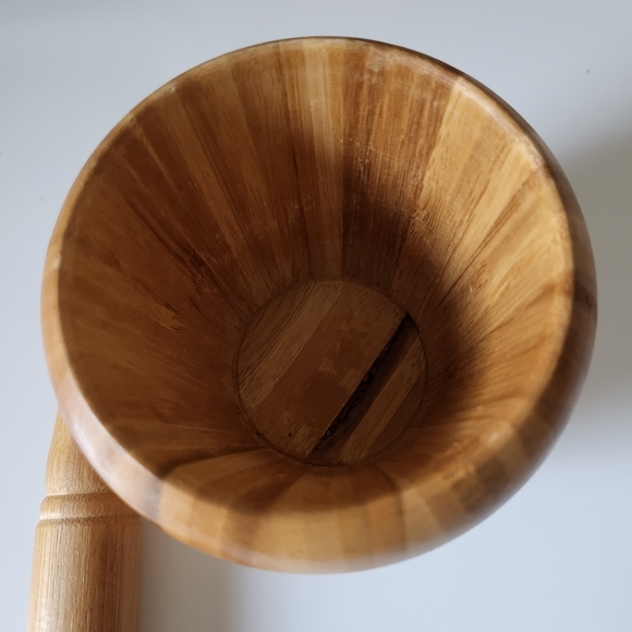 Lightweight Bamboo Wooden Mortar and Pestle - Picture 6 of 15
